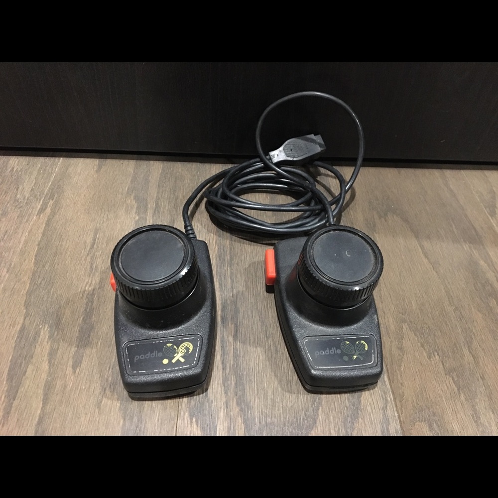 Atari 2600 Double Paddle Controller Gamepad Retro Gaming Accessory